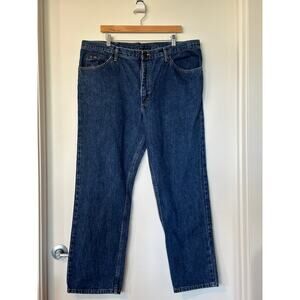 Lee Jeans Men's 42 x 30 100% Cotton Straight Leg Jeans Medium Wash 2008940